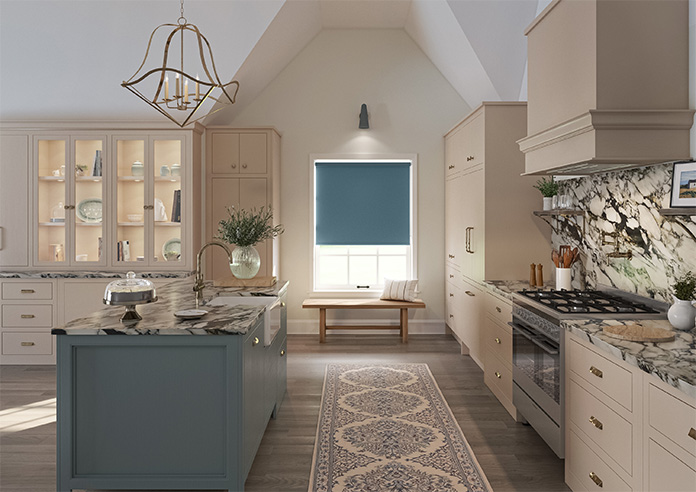 Orion (Blackout), Stone Blue - Twist&Fit Roller Blind - Image 8